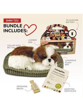 Perfect Petzzz Shih Tzu Pup Therapy Support Comfort Pet